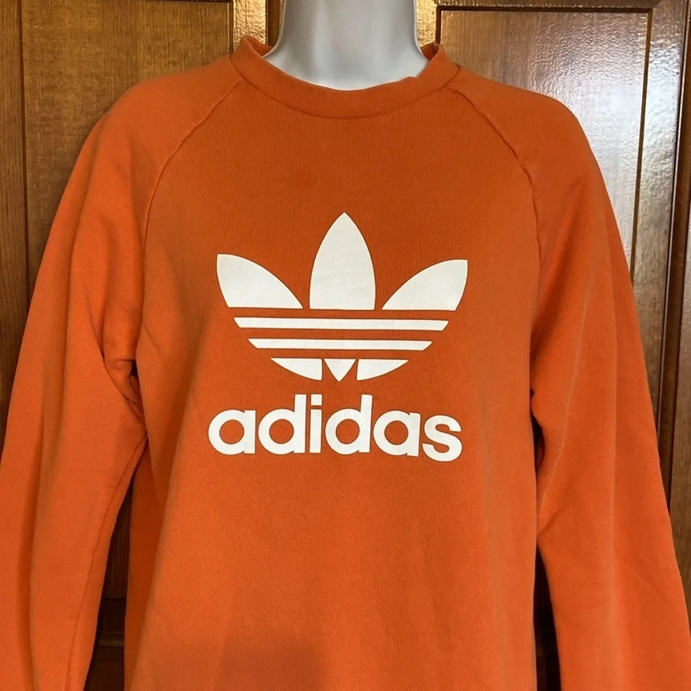 ADIDAS Trefoil Warm Up Crew Neck Sweatshirt Men’s Size Small